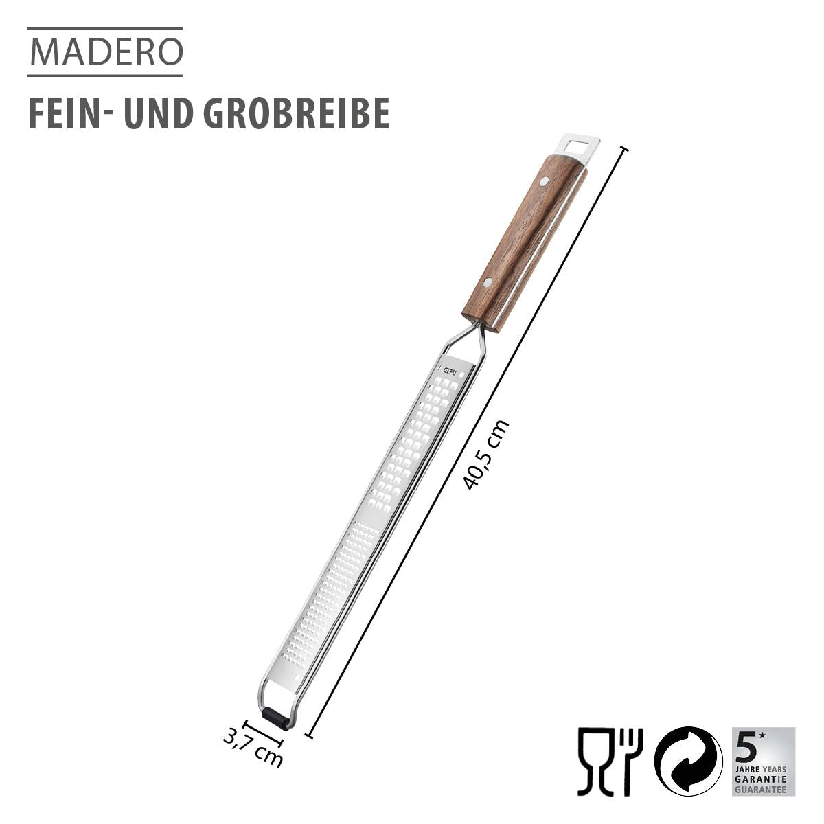 Fein- und Grobreibe MADERO