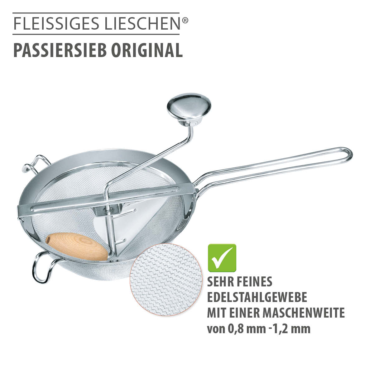 Passiersieb ORIGINAL FLEISSIGES LIESCHEN®